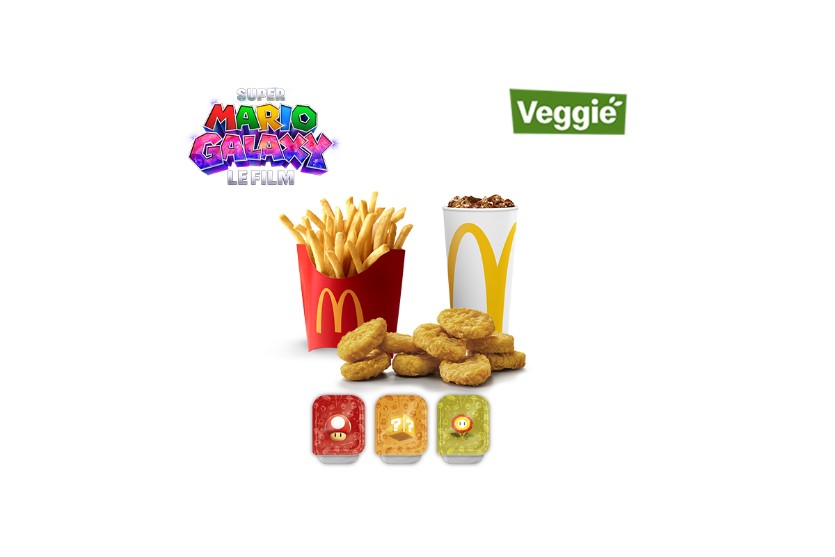 9 VEGGIE McPLANT® NUGGETS SAUCES POWER-UP