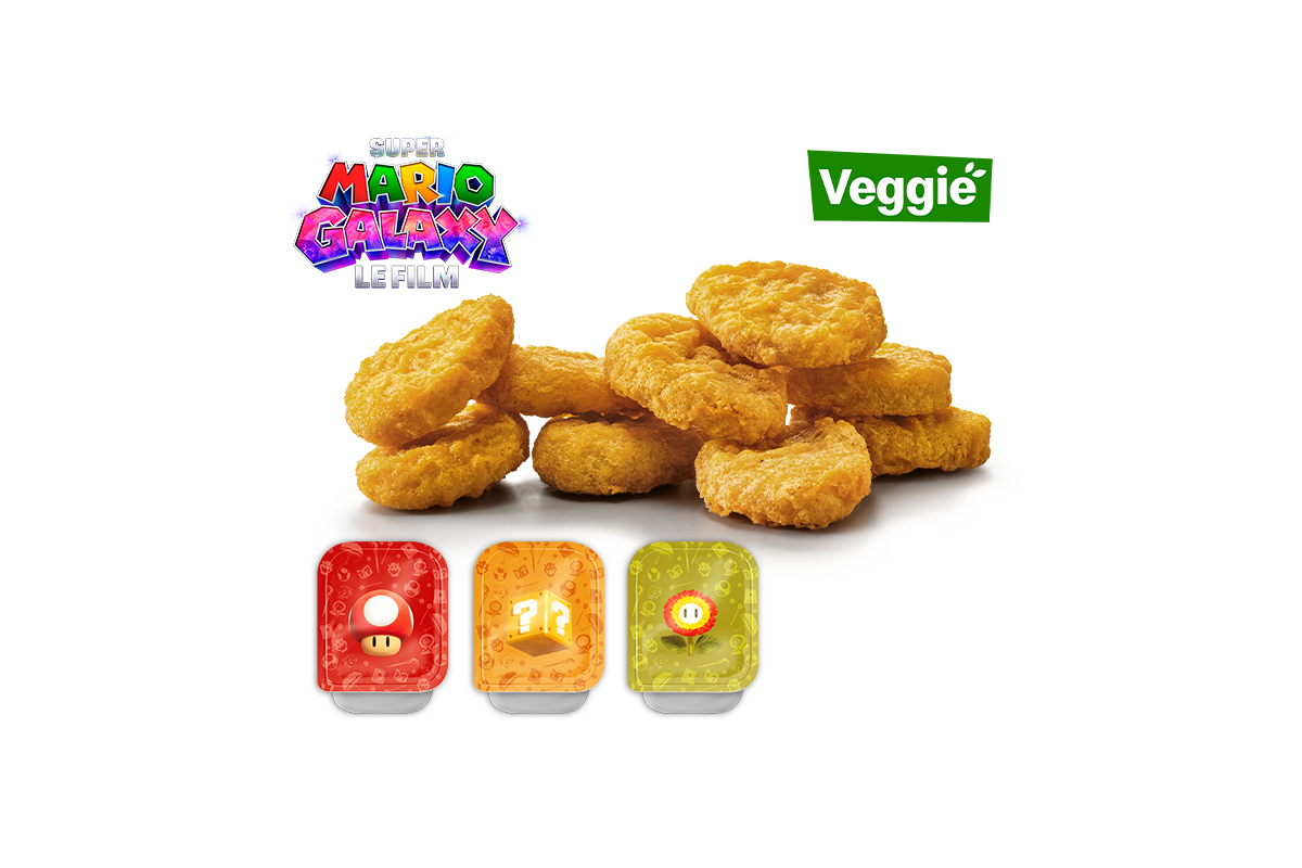 9 VEGGIE McPLANT® NUGGETS SAUCES POWER-UP