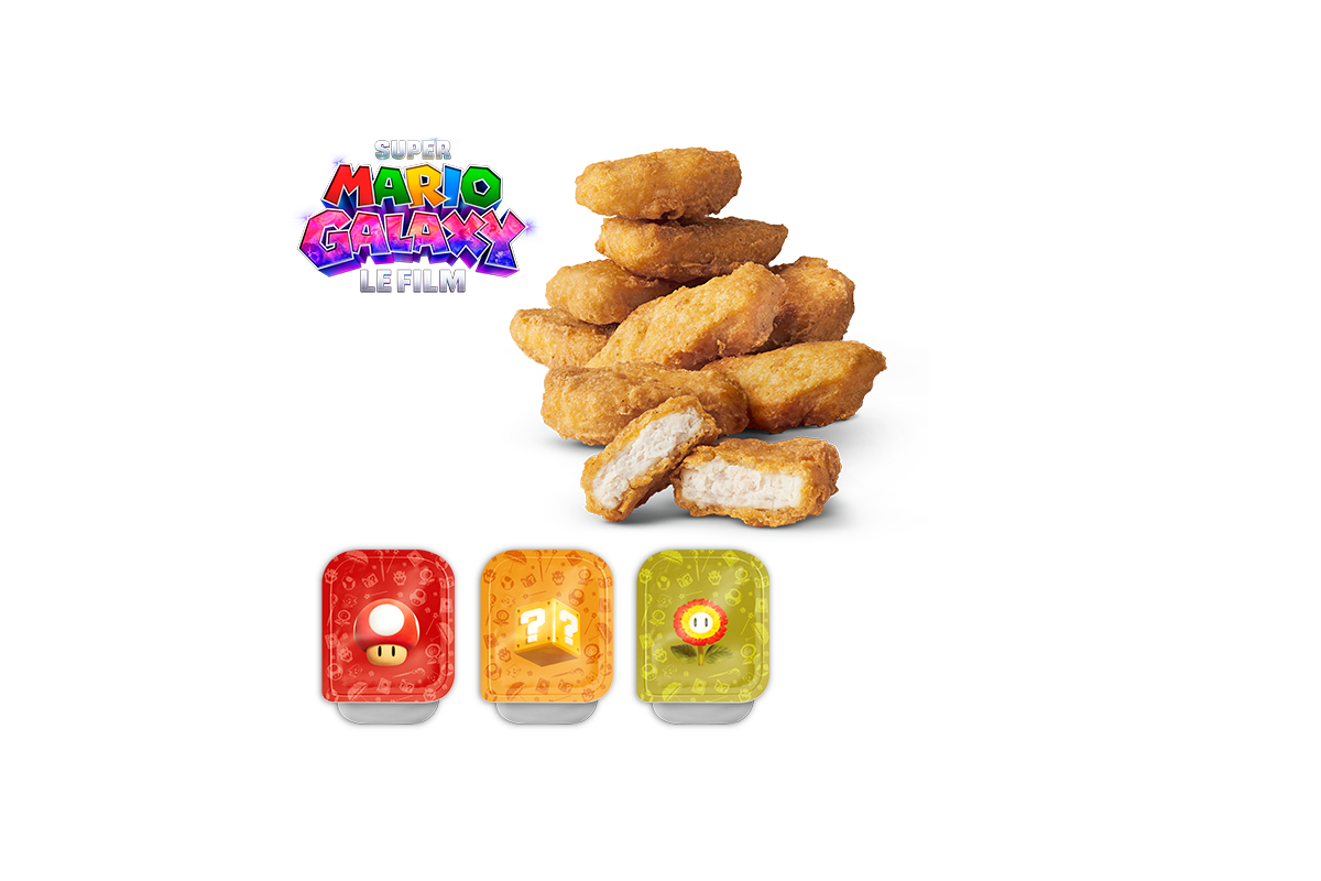 9 CHICKEN McNUGGETS™ SAUCES POWER-UP