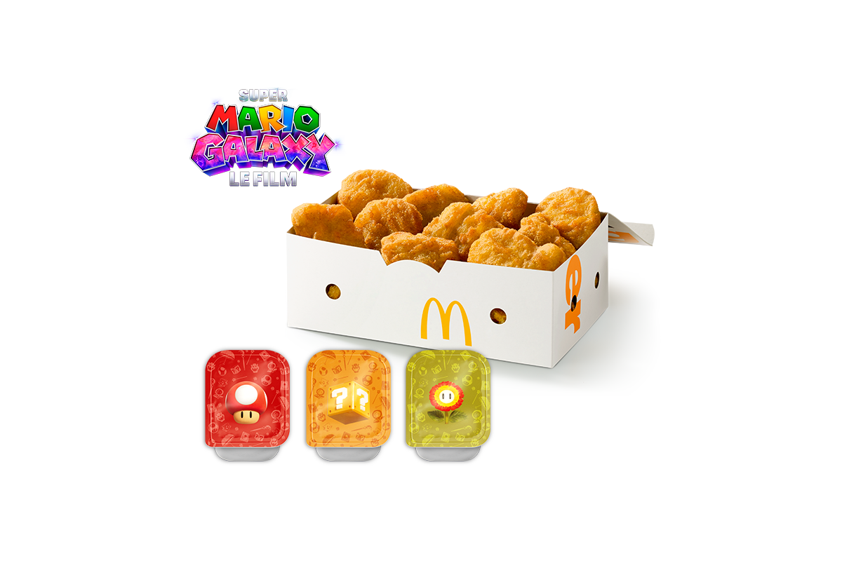 20 CHICKEN McNUGGETS™ SAUCES POWER-UP