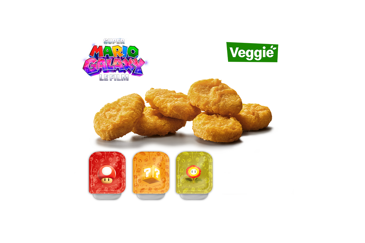 6 VEGGIE McPLANT® NUGGETS SAUCES POWER-UP