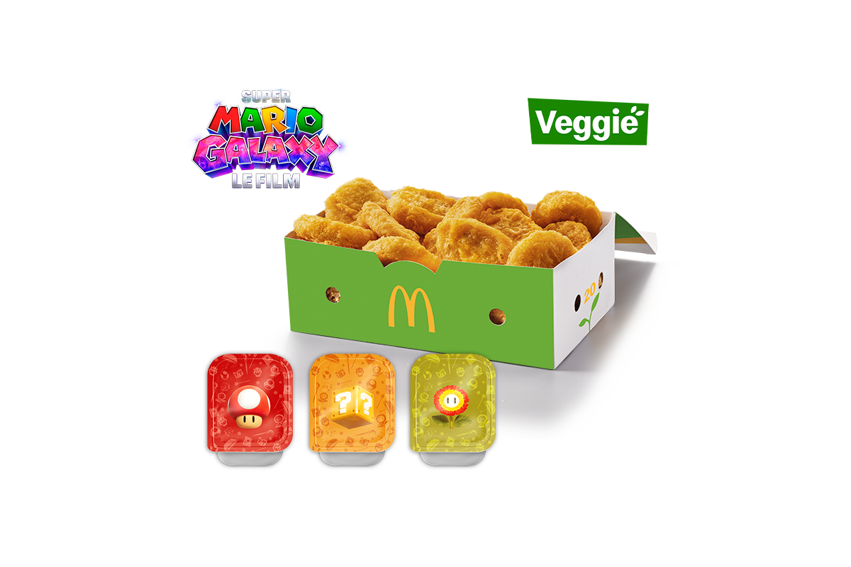 20 VEGGIE McPLANT® NUGGETS SAUCES POWER-UP